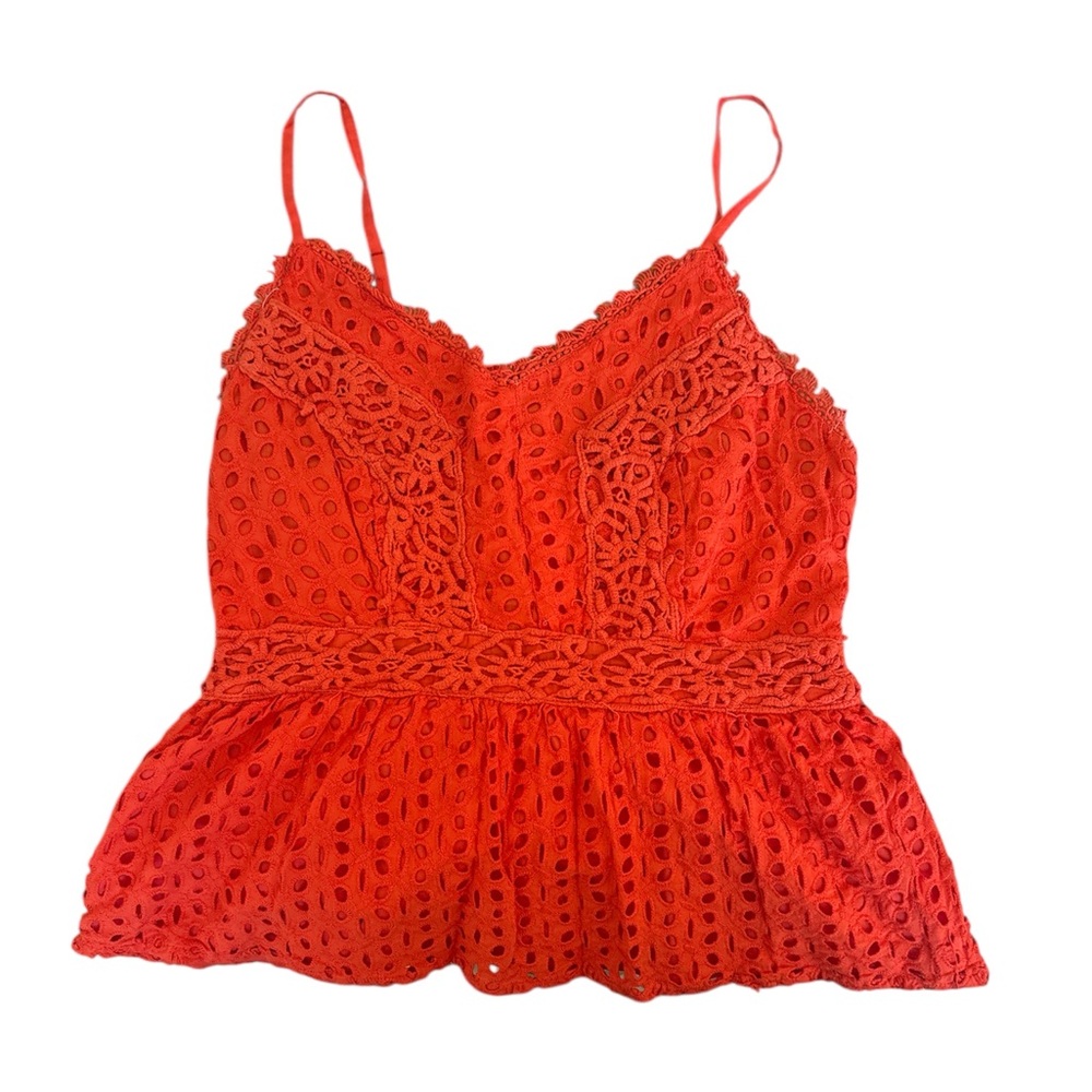 Japna Orange Boho Tank